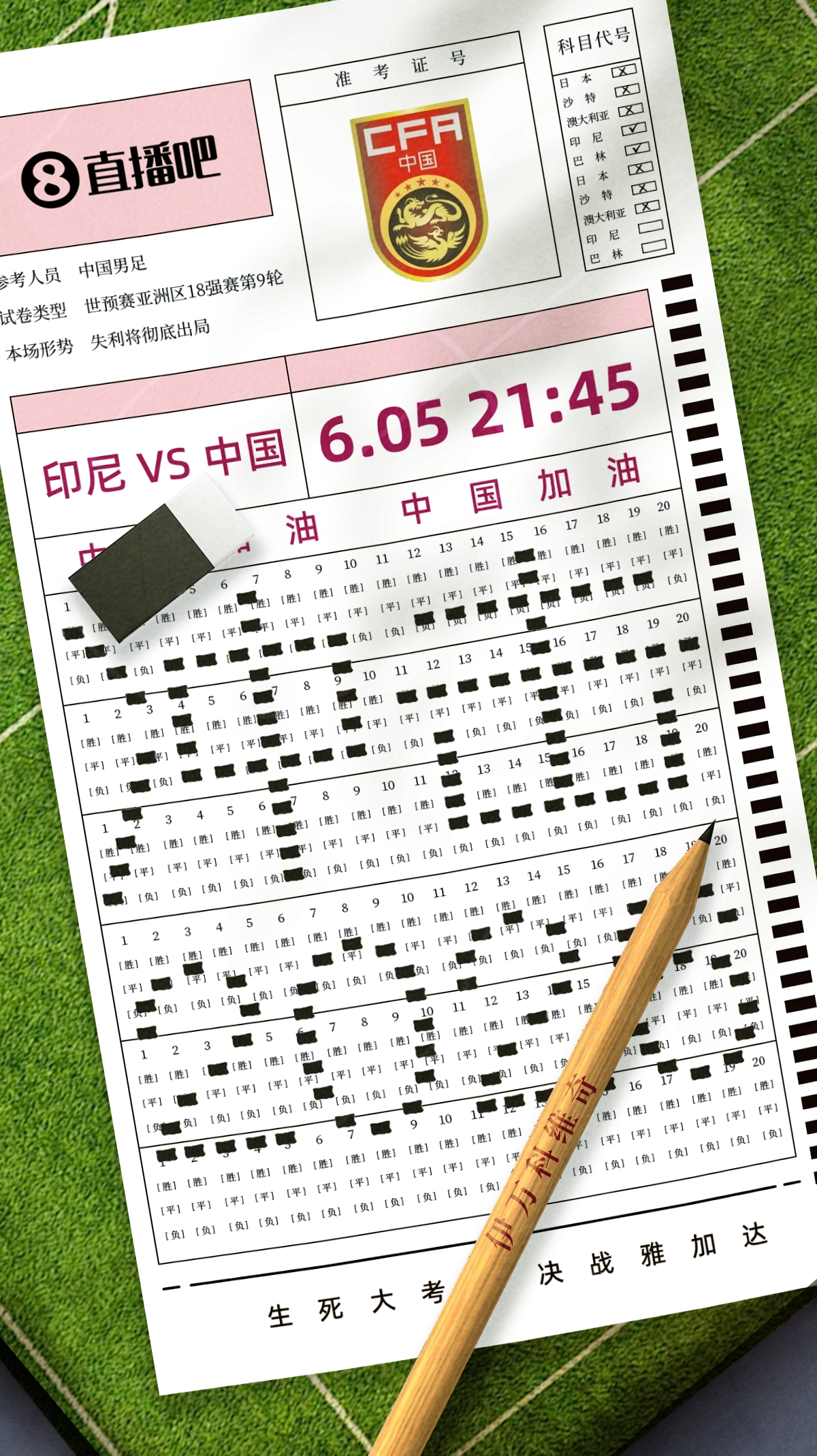 生死戰(zhàn)賽果預(yù)測(cè)：國(guó)足生死戰(zhàn)客戰(zhàn)印尼能否取勝，延續(xù)出線希望？