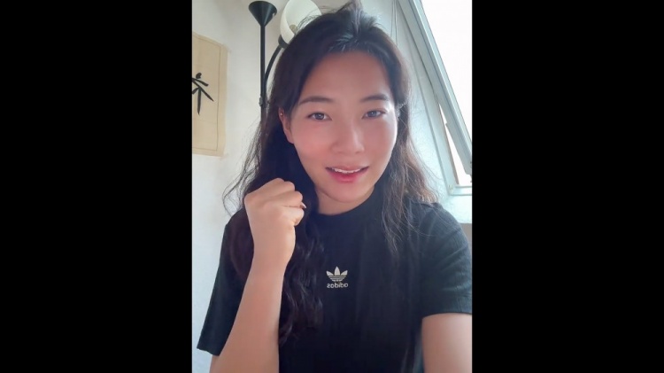 沈夢露為家鄉(xiāng)淮安隊加油：秉持比賽第1友誼第14的精神，越戰(zhàn)越勇
