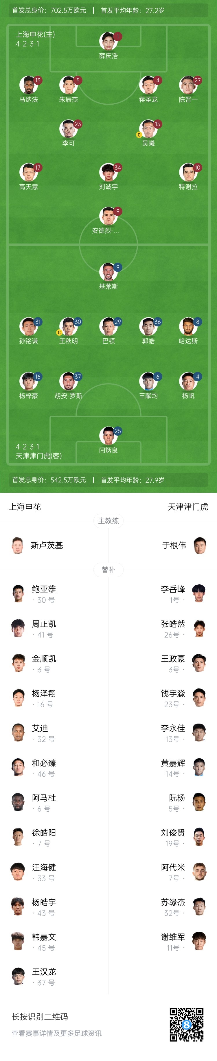 津門虎跟隊(duì)談戰(zhàn)申花首發(fā)：阿代米有傷在身，黃嘉輝還在調(diào)整狀態(tài)