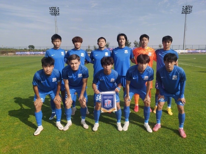 青少年精英聯(lián)賽（U21組）晉級賽第6輪，上海申花6-1戰(zhàn)勝昆明城星