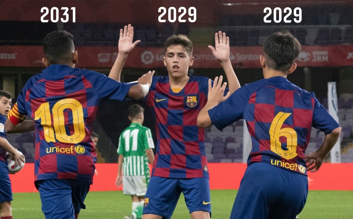 紅藍未來！拉瑪西亞18歲三杰：亞馬爾2031，庫巴西+伯納爾2029
